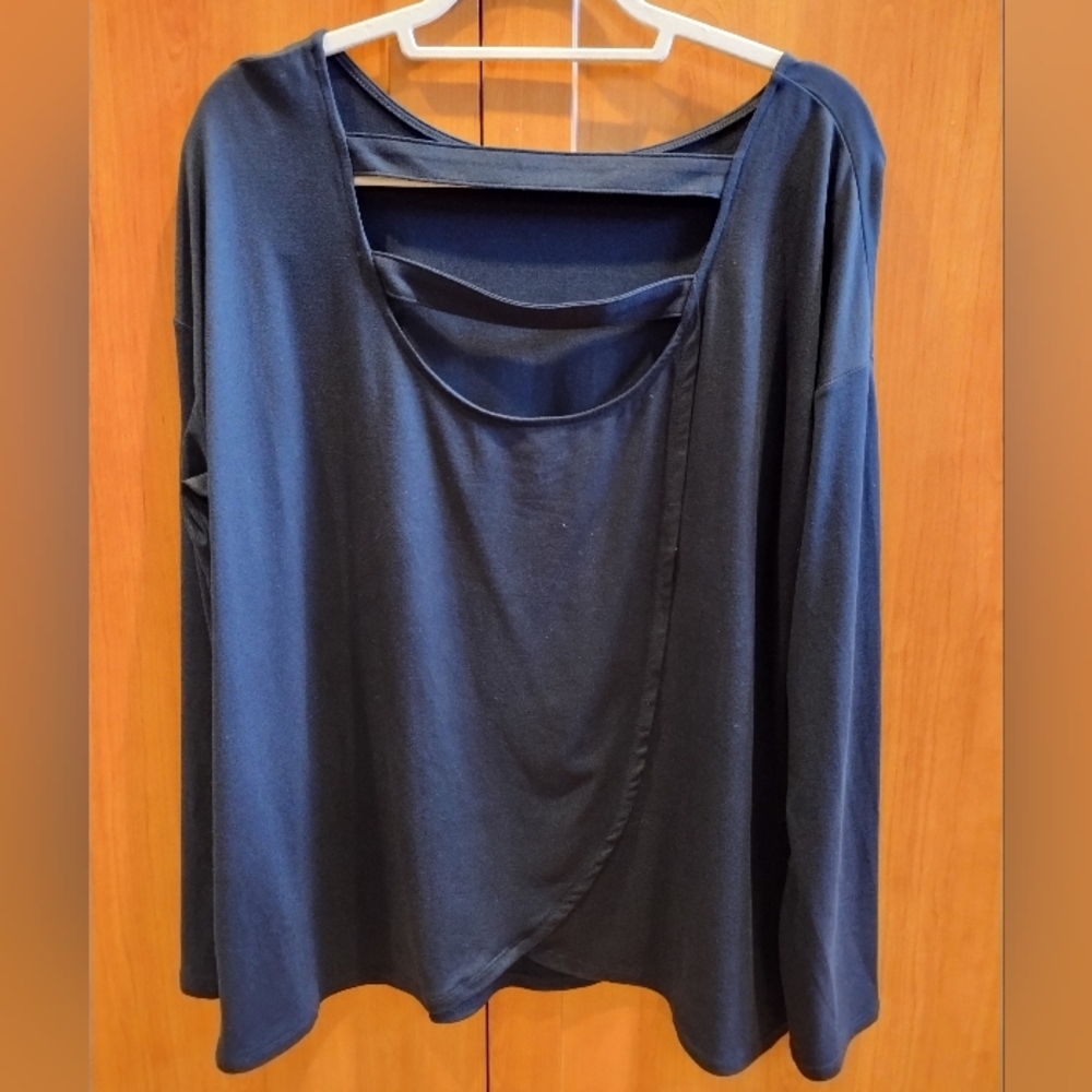 New J Jill Crossover Back Tee